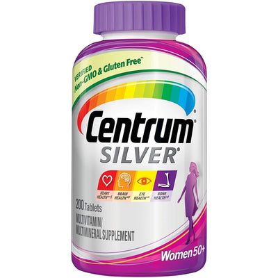 Supplément multivitaminé Centrum Silver pour femmes - 200 comprimés