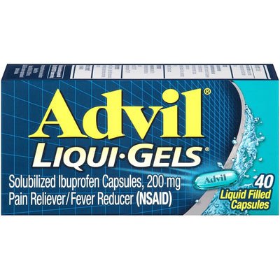 Advil Liqui-Gels Capsules Liquides Soulagement de la Douleur 200 Mg