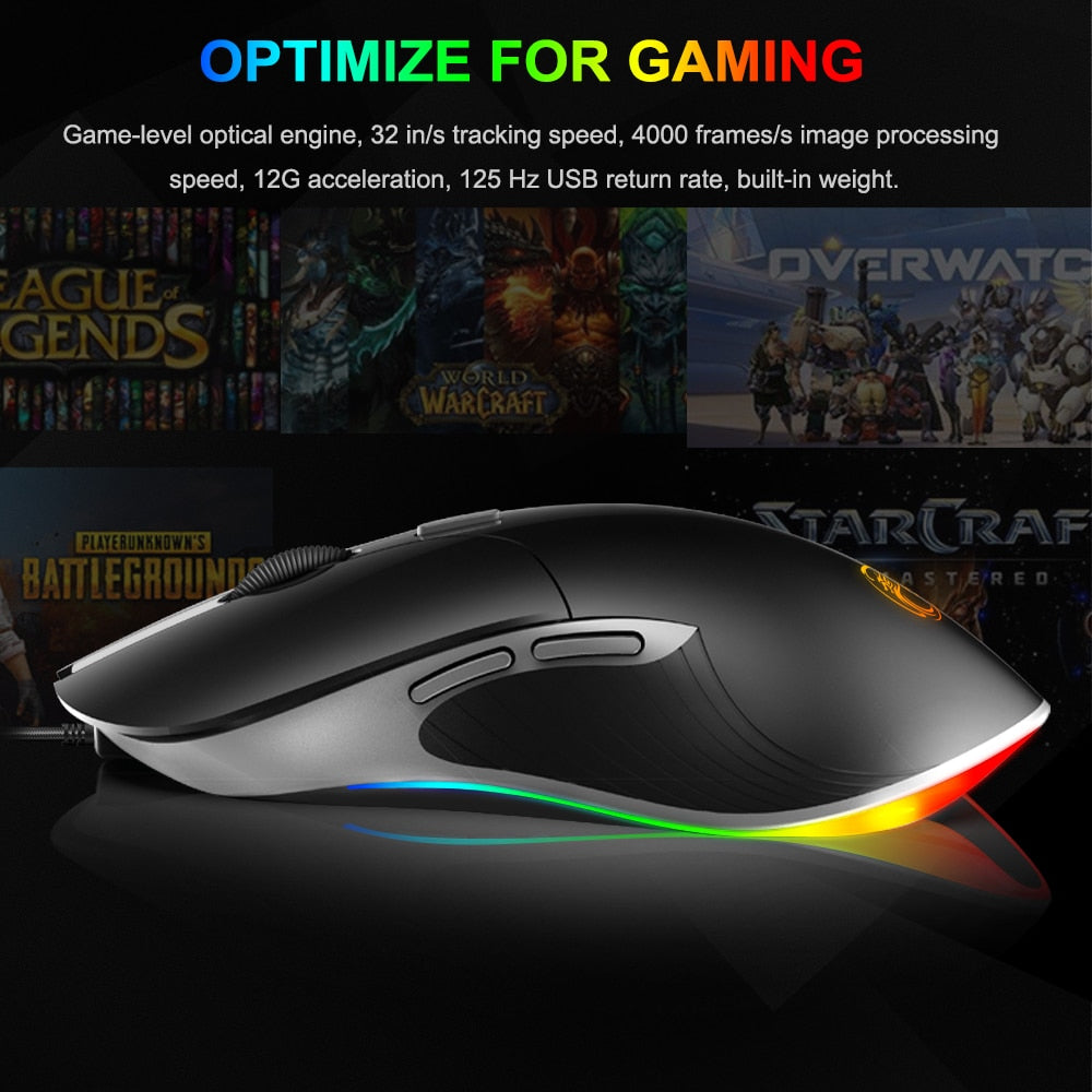 iMice X6 High-Performance USB Wired Gaming Mouse