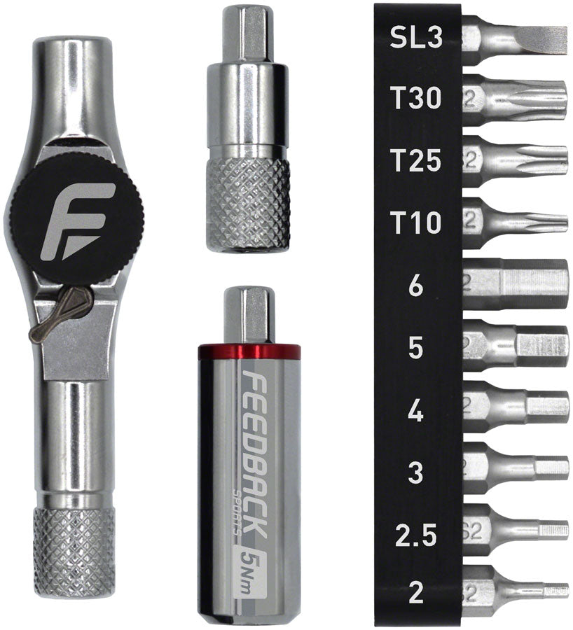 Kit de Llave de Torque Fijo Feedback Sports Reflex - Mini Llave de Torque 5Nm