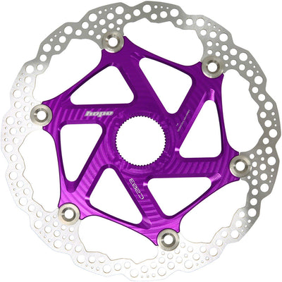 Rotore de frein à disque flottant Hope MTB Centre-Lock - 203mm Violet