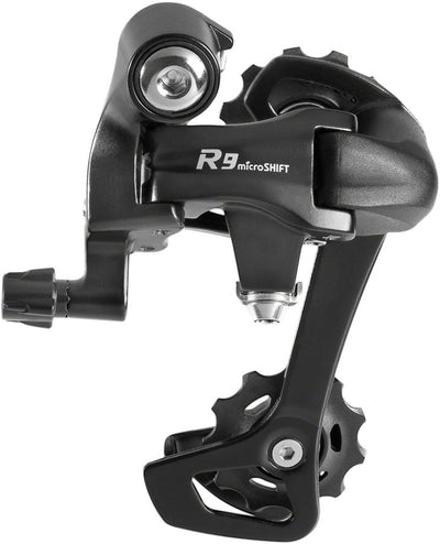 Desviador Trasero microSHIFT R9 - Compatible con Shimano de 9 Velocidades y Jaula Larga