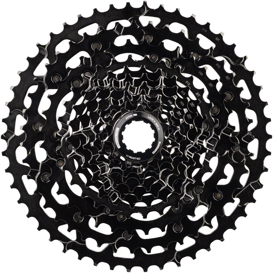 Cassette Shimano CUES CS-LG700-11 - 11 Vitesses 11-50t LINKGLIDE Noir