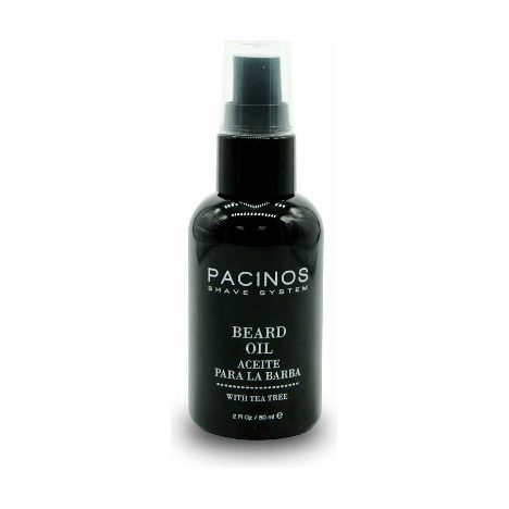 Aceite para barba Pacinos Shave System con aceite de árbol de té - 60ml