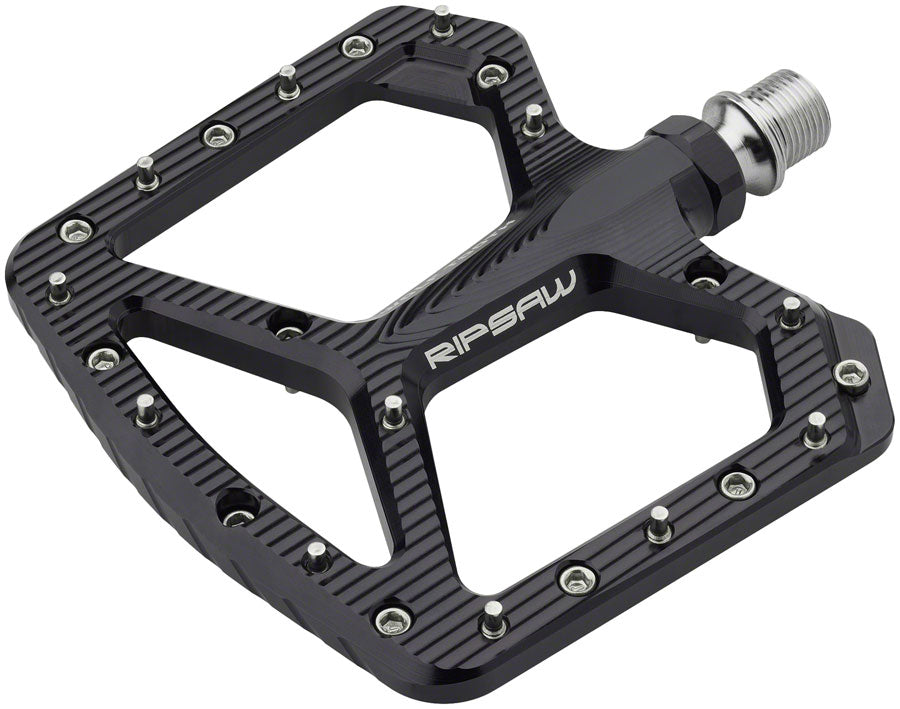 Pedales de aluminio Wolf Tooth Ripsaw - Plataforma de aluminio 9/16" negro