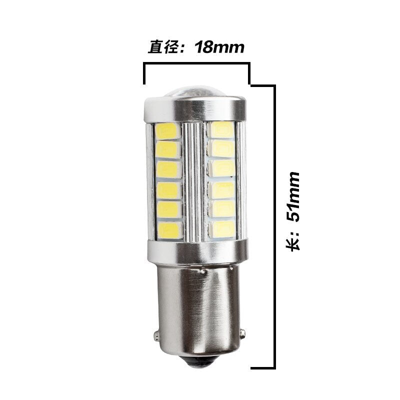 Ampoules LED de Feu Arrière de Voiture 2pcs 1156 BA15S - Éclairage Premium
