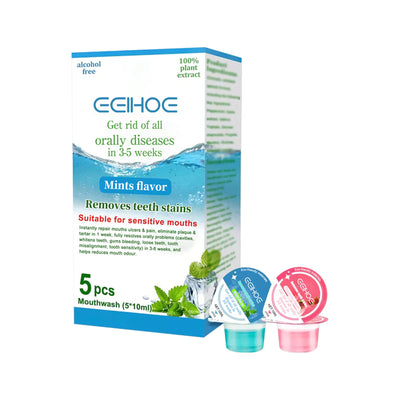 Jelly Cup Mouthwash Cleans Bad Breath, Teeth Stains, Smoke Stains, Brightening Teeth And Refreshing Breath - Korvel