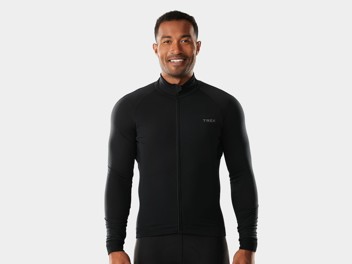 Trek Circuit Thermal Long Sleeve Jersey - X-Small Black