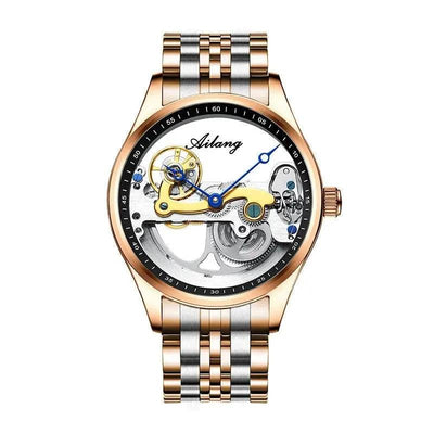 Automatic Mechanical Watch with Silicone Band