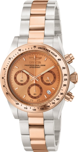 Reloj Invicta para Hombre Speedway - Oro Rosa y Acero Inoxidable