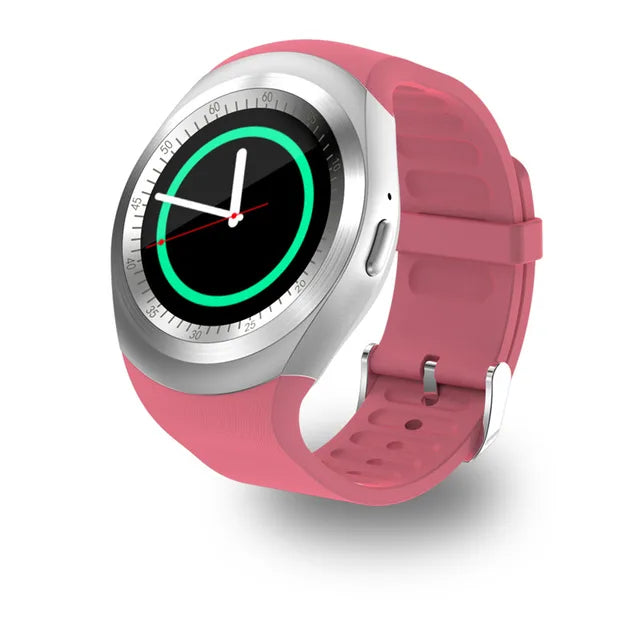 Bluetooth Y1 Smart Watch Relogio Android SmartWatch Phone Call GSM Sim Remote Camera Information Display Sports Pedometer - Korvel