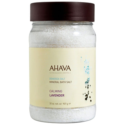 Ahava Dead Sea Mineral Bath Salt with Calming Lavender - 32 Oz