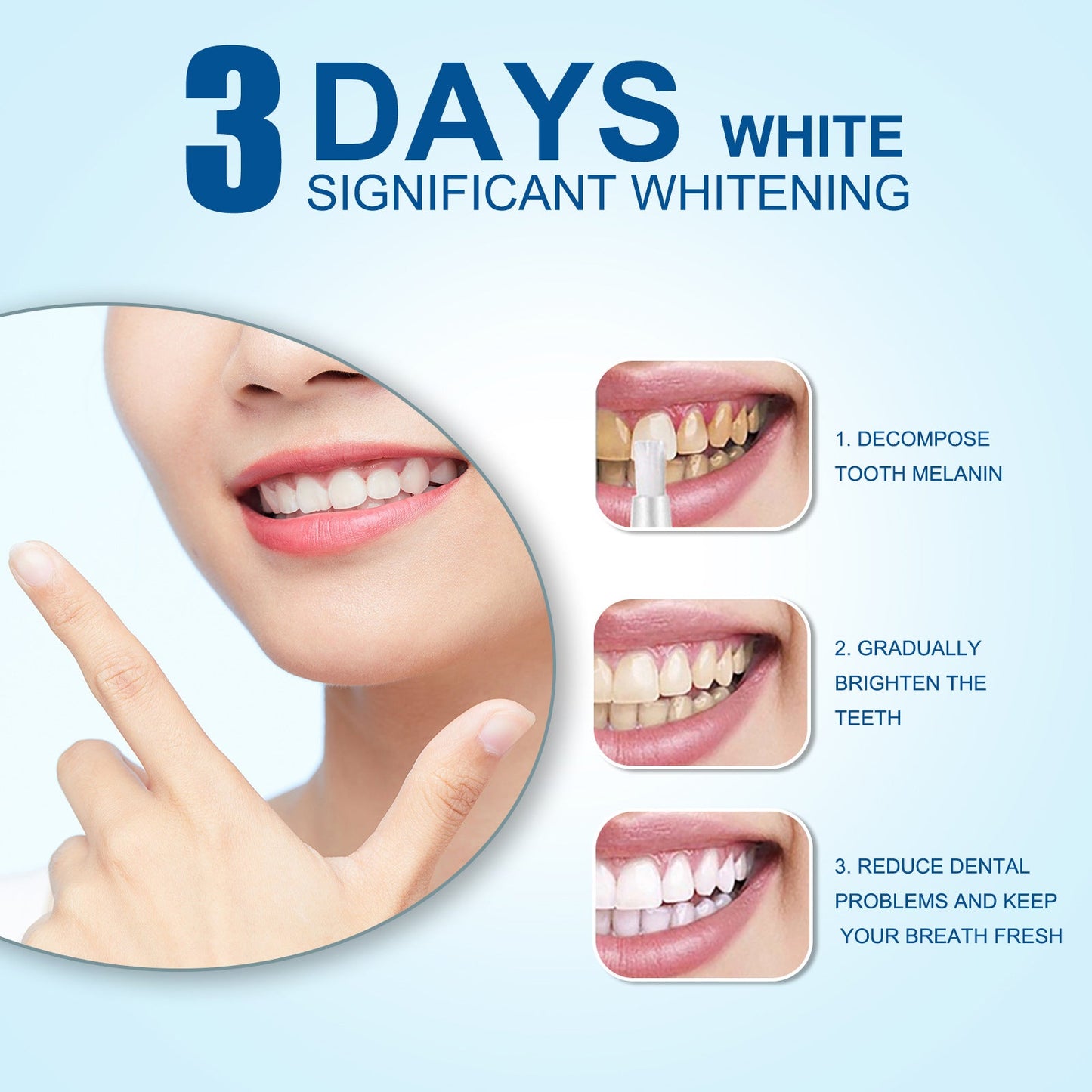 Dental pencil Teeth Cleaning Remove Dirt And Yellow Smoke Teeth Brightening Whitening Oral Cleaning Pen - Korvel