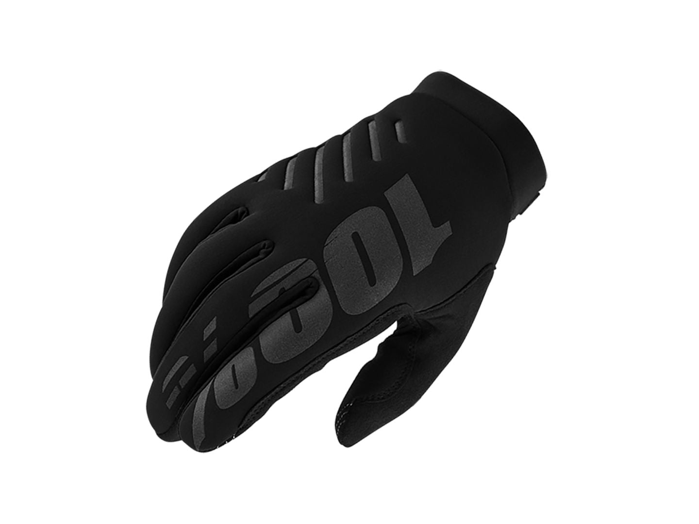 Gants de cyclisme noirs pour femmes Brisker 100%
