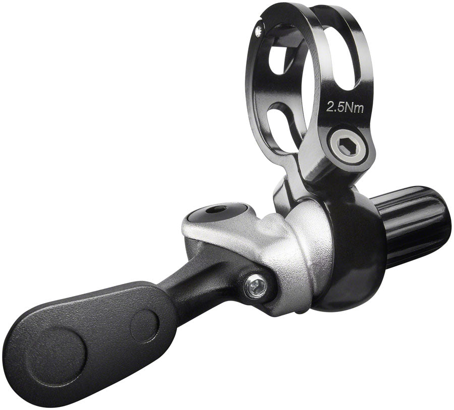 Control remoto para tija de sillín Crankbrothers Highline - Abrazadera de 22.2 mm Plata/Negro