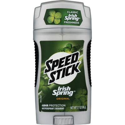 Speed Stick Irish Spring Antiperspirant Deodorant, Original