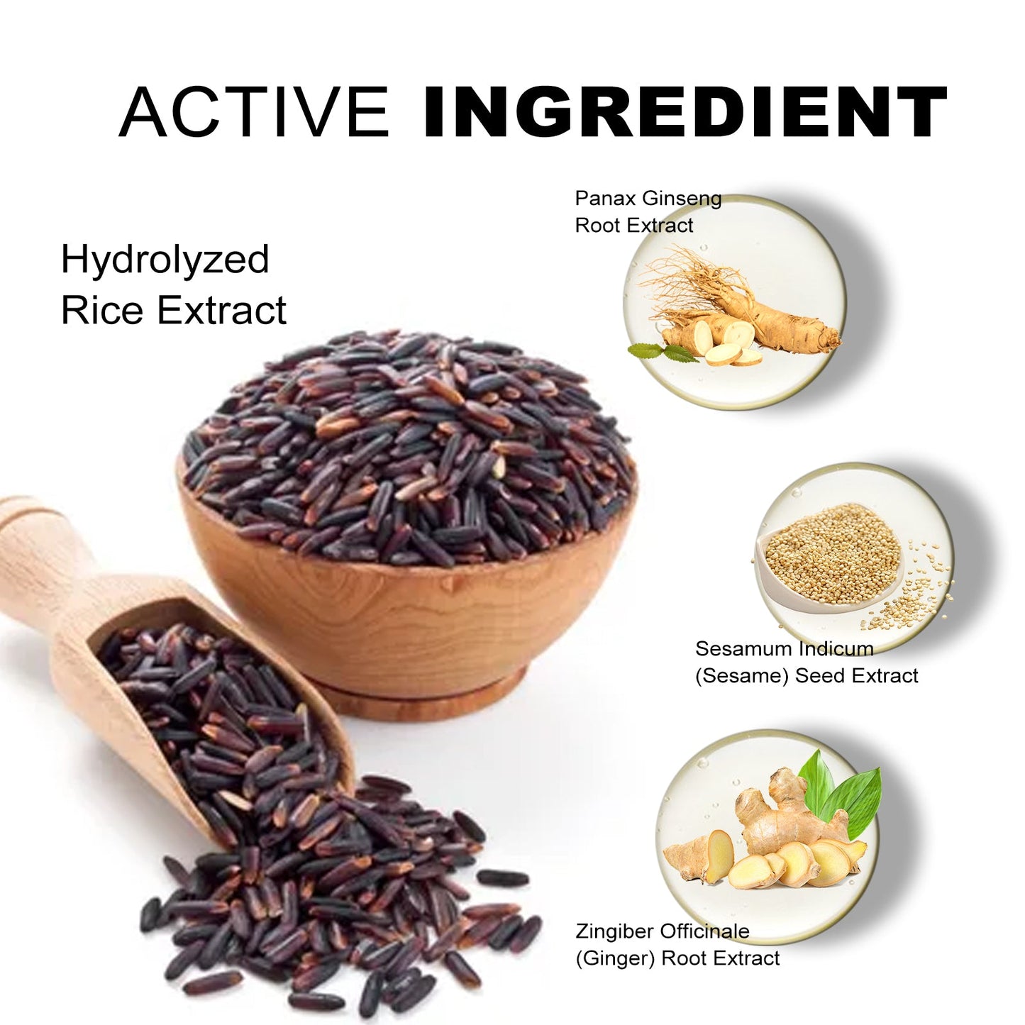 Black Rice Water Spray for Nourished Hair and Scalp Care