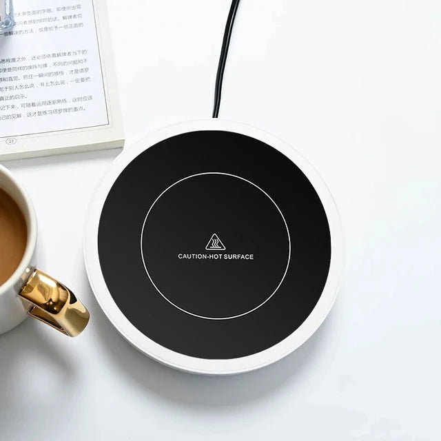 Electric Heating Coaster with Adjustable Temperature Settings