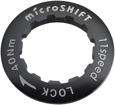 microSHIFT Alloy Black Cassette Lockring