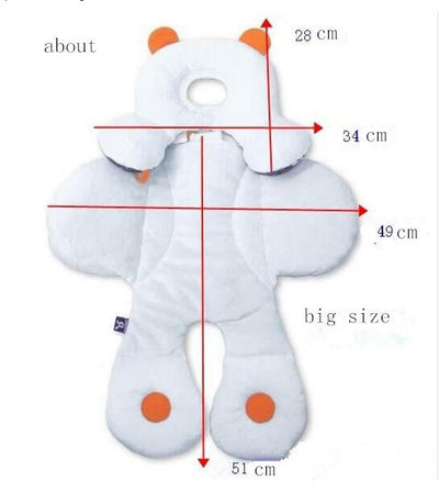 Infant Toddler Baby Head Support Body Support For Car Seat Cover Joggers Strollers Body Support Cushions 1-24M Baby - Korvel