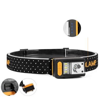 Rechargeable Induction Headlamp for Outdoor Activities