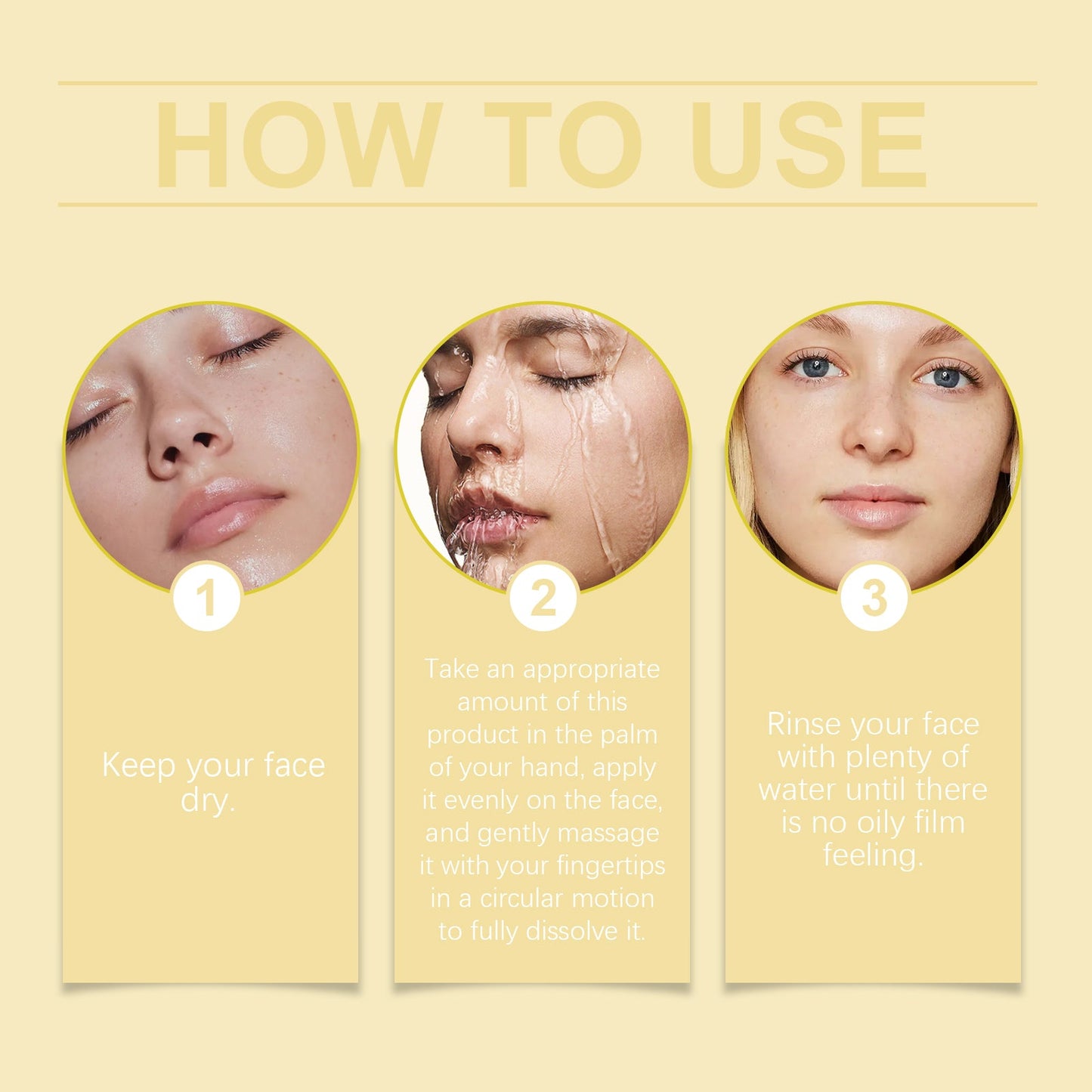 Gentle Cleansing Oil Gentle Care For Skin Refreshing Emulsion Rinse Face Makeup Cleansing Oil - Korvel