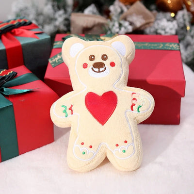 Plush Dog Sound Toy - Festive Fun for Your Pet
