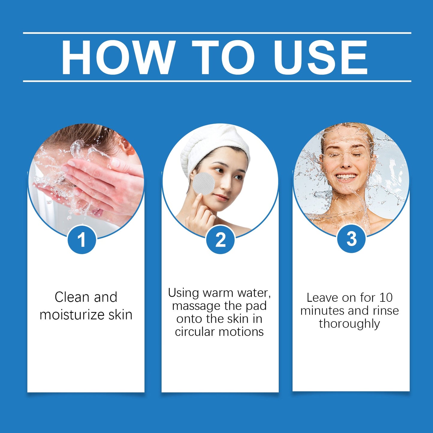 Glycolic Acid Rejuvenation Cotton Sheet For Facial Skin Deeply Cleans Pores, Nourishes, Repairs And Moisturizes Skin Care - Korvel