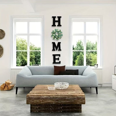 Home Wooden Alphabet Living Room Dining Room Wall Decoration Wall Decoration - Korvel