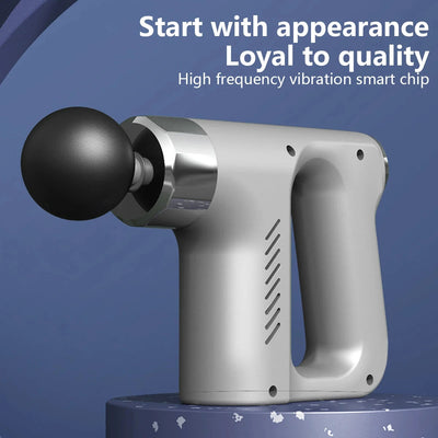 New Intelligent High Frequency Massage Gun Electric Deep Tissue Muscle Relaxation Fitness Body Massager Fascia Gun - Korvel
