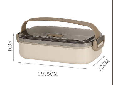 Premium Microwaveable Stainless Steel Lunch Box with Lid