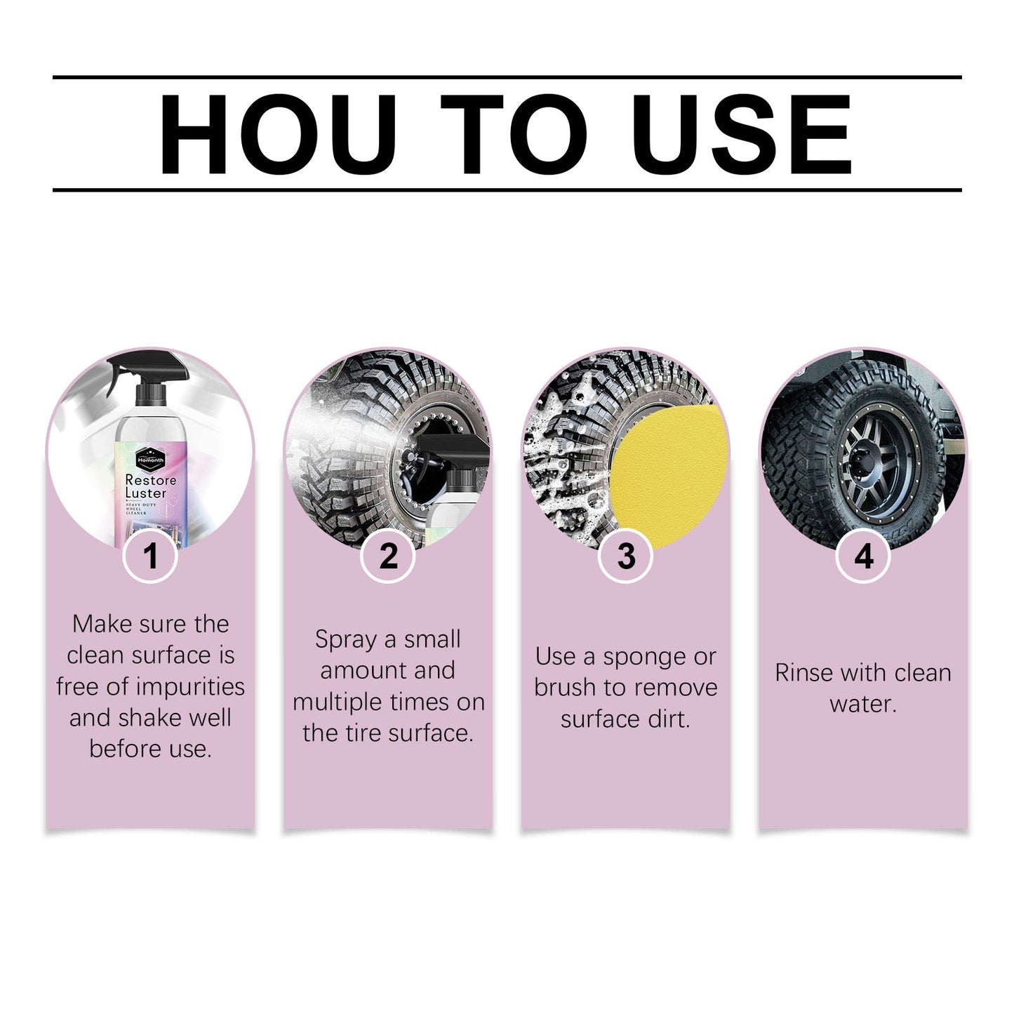 Heavy Duty Wheel Cleaner Wheel Hub Decontamination Anti-Aging Dust Foam Cleaning Agent - Korvel