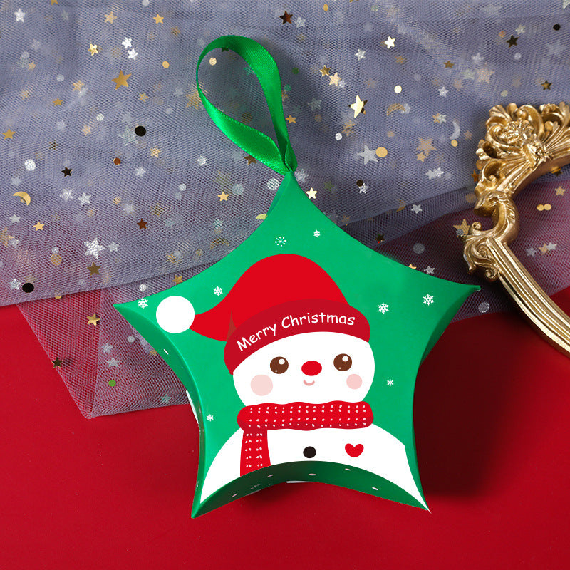 Christmas candy packaging box, Christmas gift box, new pentagonal star gift packaging box - Korvel