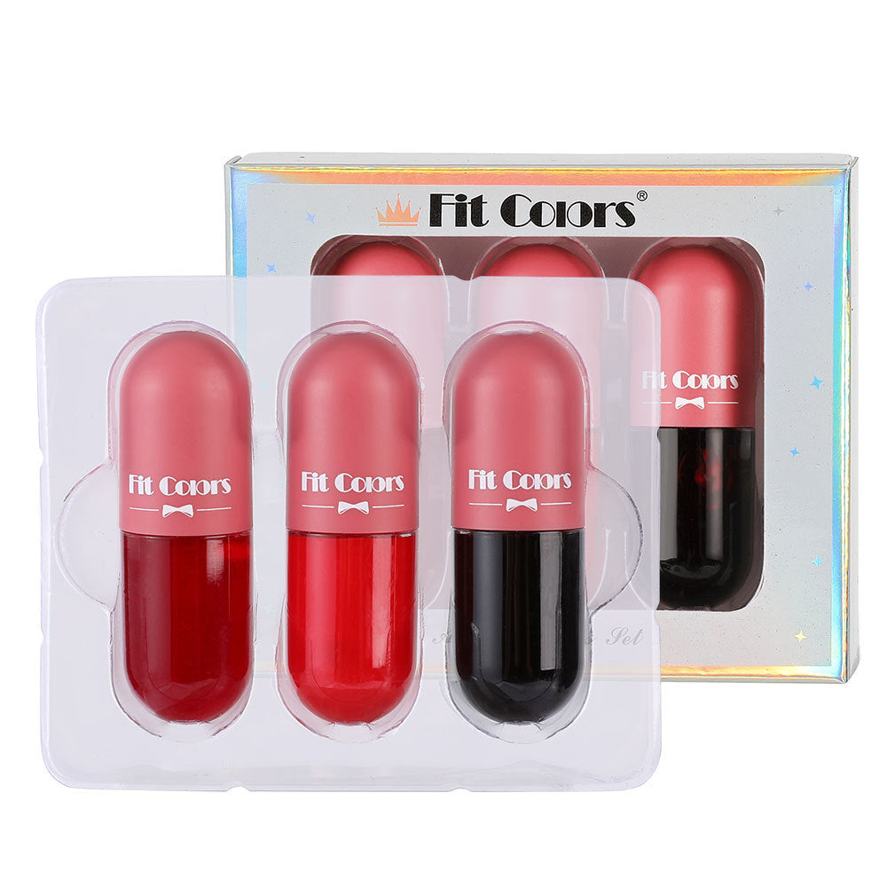 Conjunto de Brillo Labial Perlescente Rico - Hidratante y Humectante