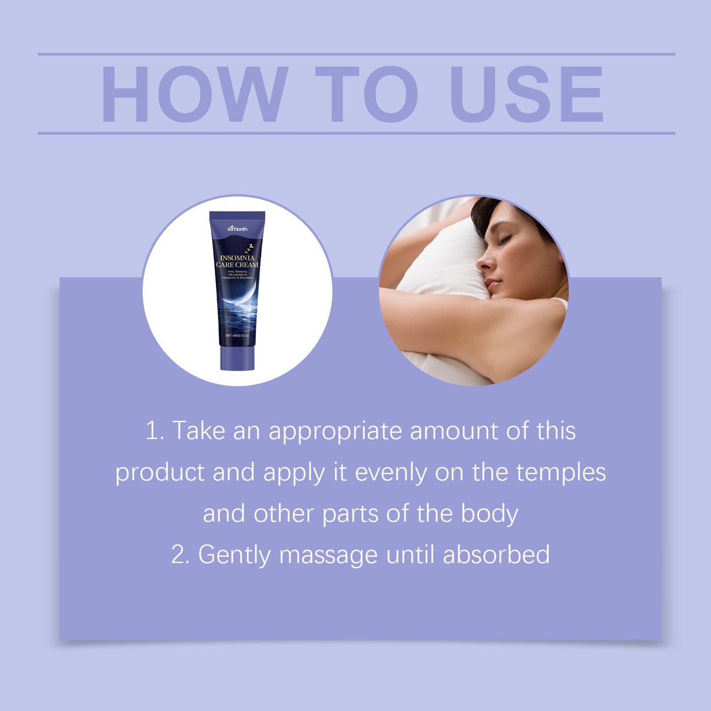 Sleep Cream Creates A Comfortable Space At Night, Pamper Sleep And Improve Mood Care Cream - Korvel