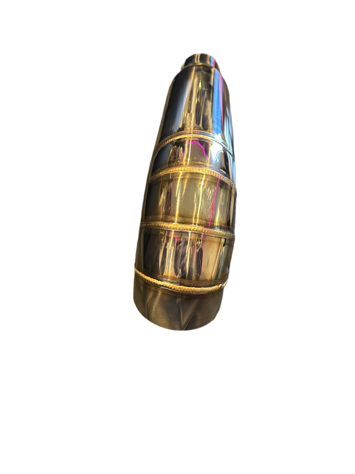 SPDZ1 Universal 3" to 4" VIP Exhaust Tips "Blast Pipes" Style - Single - Turn Down - Stainless Tip - Korvel