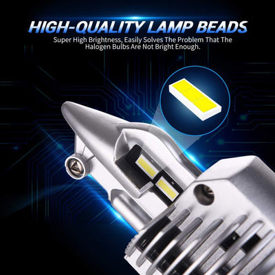 KAFOLEE H4 9003 HB2 LED Headlight Bulbs - 16000LM