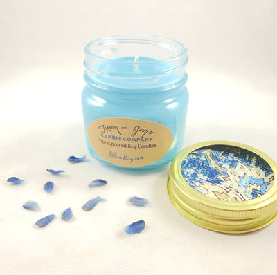 Blue Lagoon Soy Candle – Fresh & Aquatic Scent | Mam Jam’s - Korvel
