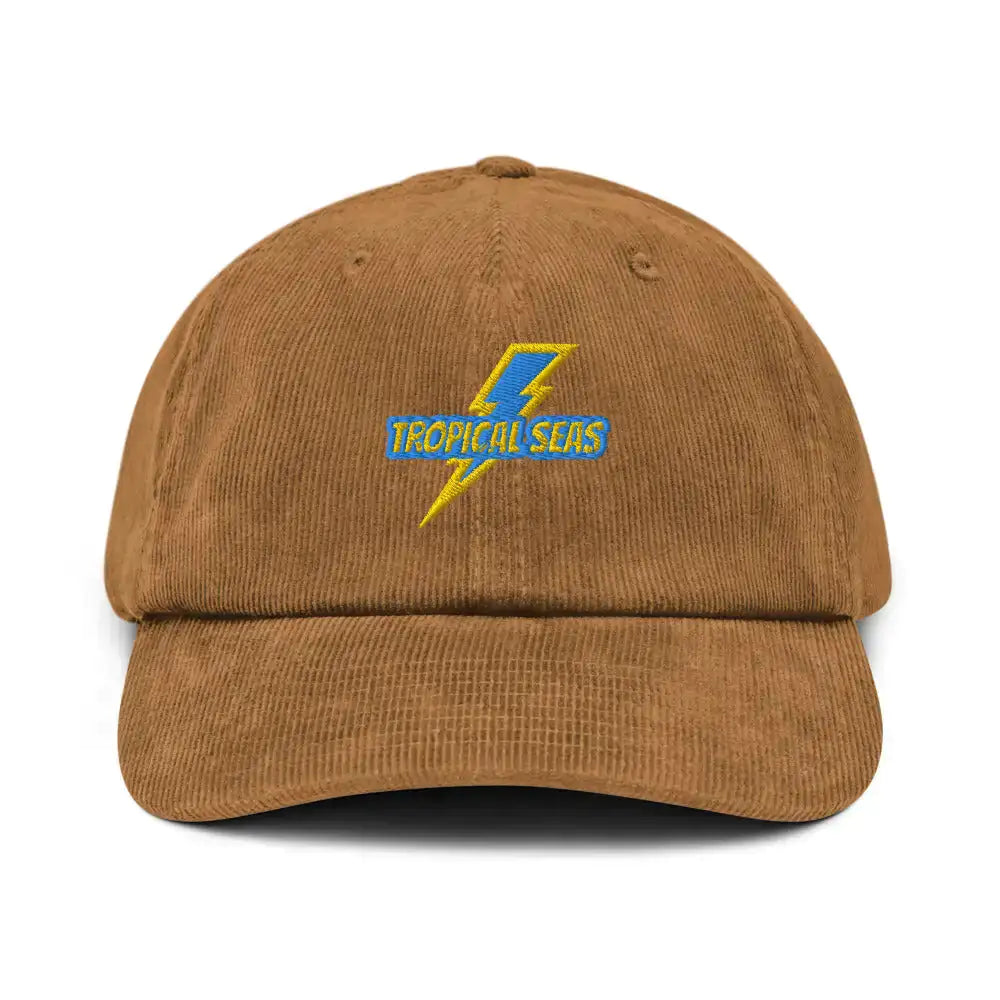 Lightning Strike Corduroy Baseball Cap