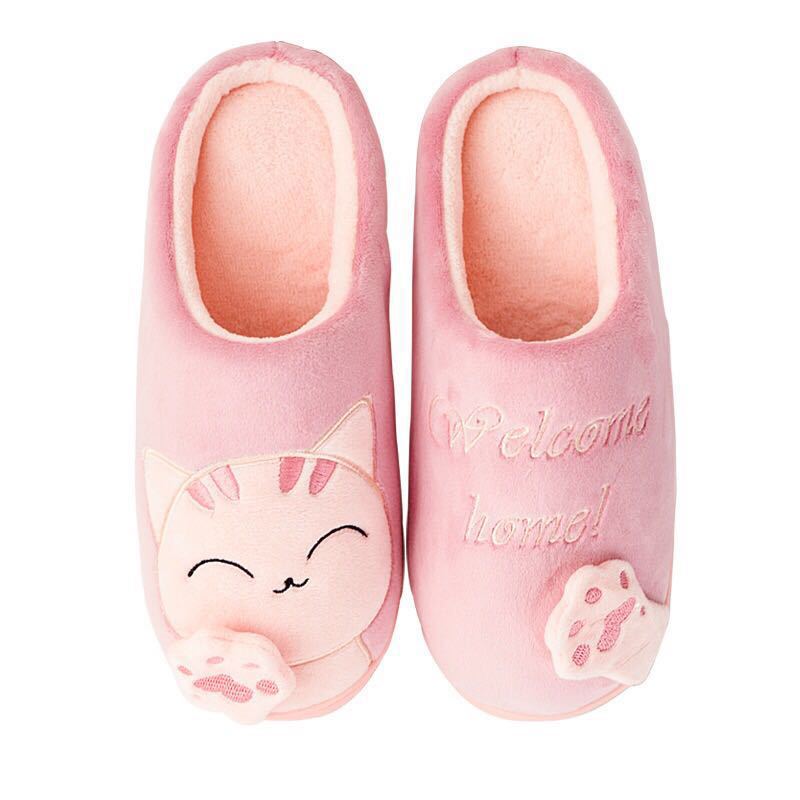 Zapatillas de Casa con Estampado de Gato para Mujeres y Hombres