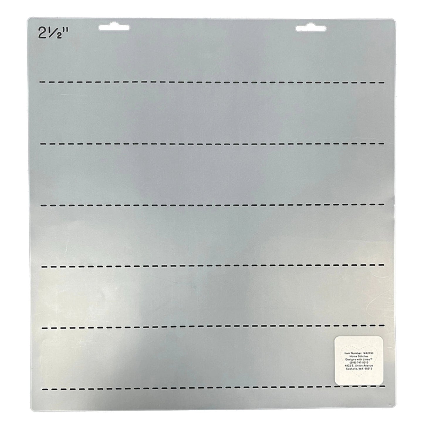 Plantilla de líneas rectas de 2 1/2" 2190 14"