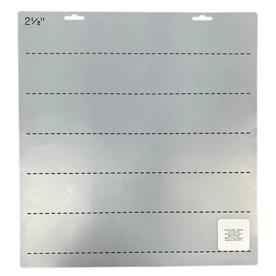 Pochoir 2190 2 1/2" Lignes Droites 14"