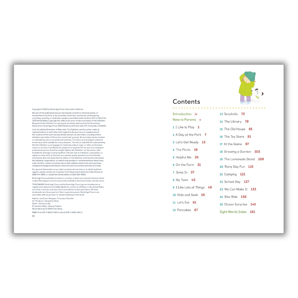 Learn to Read: Sight Words Storybook (Spiral Bound)