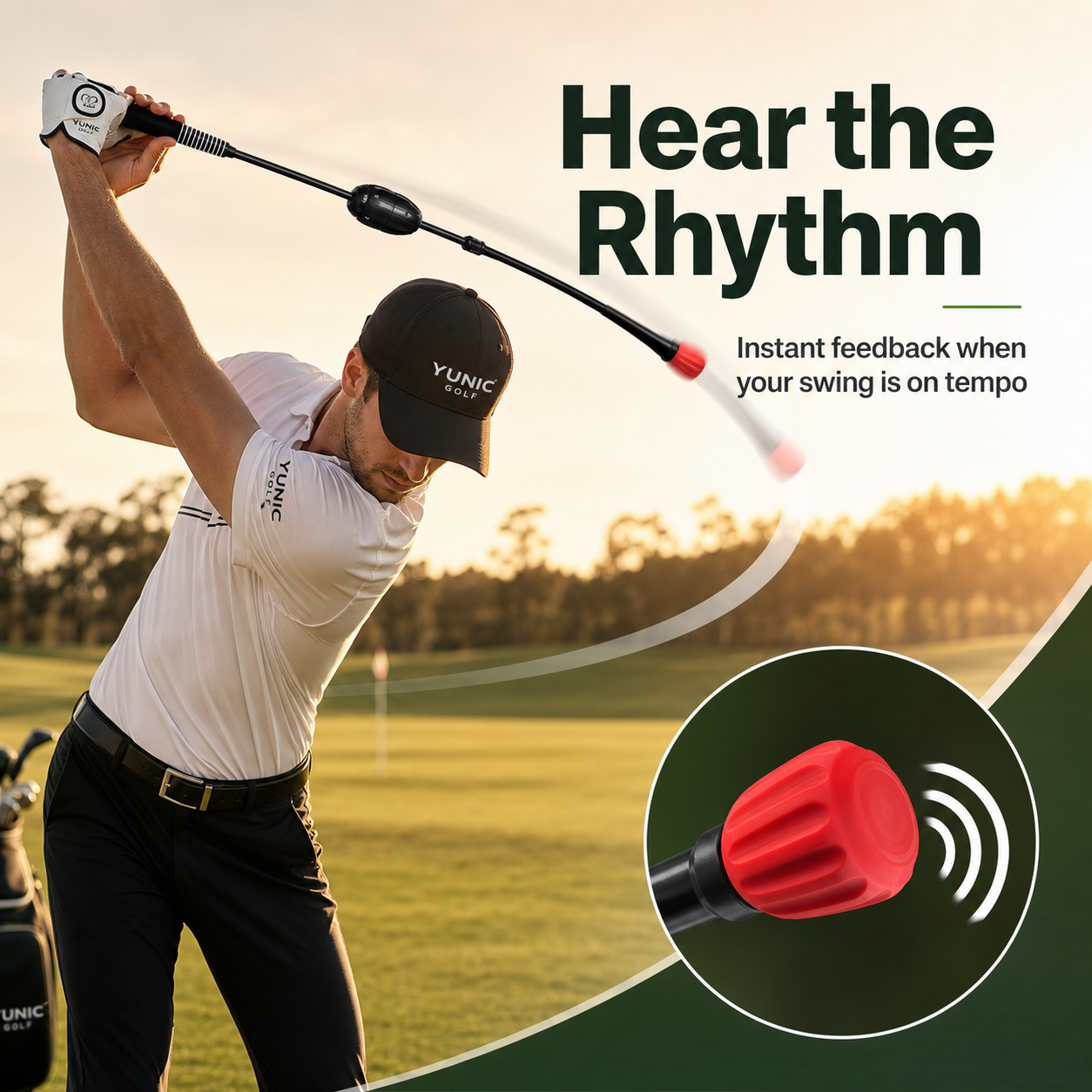 Adjustable Golf Swing Trainer by Yunic - Enhance Your Game