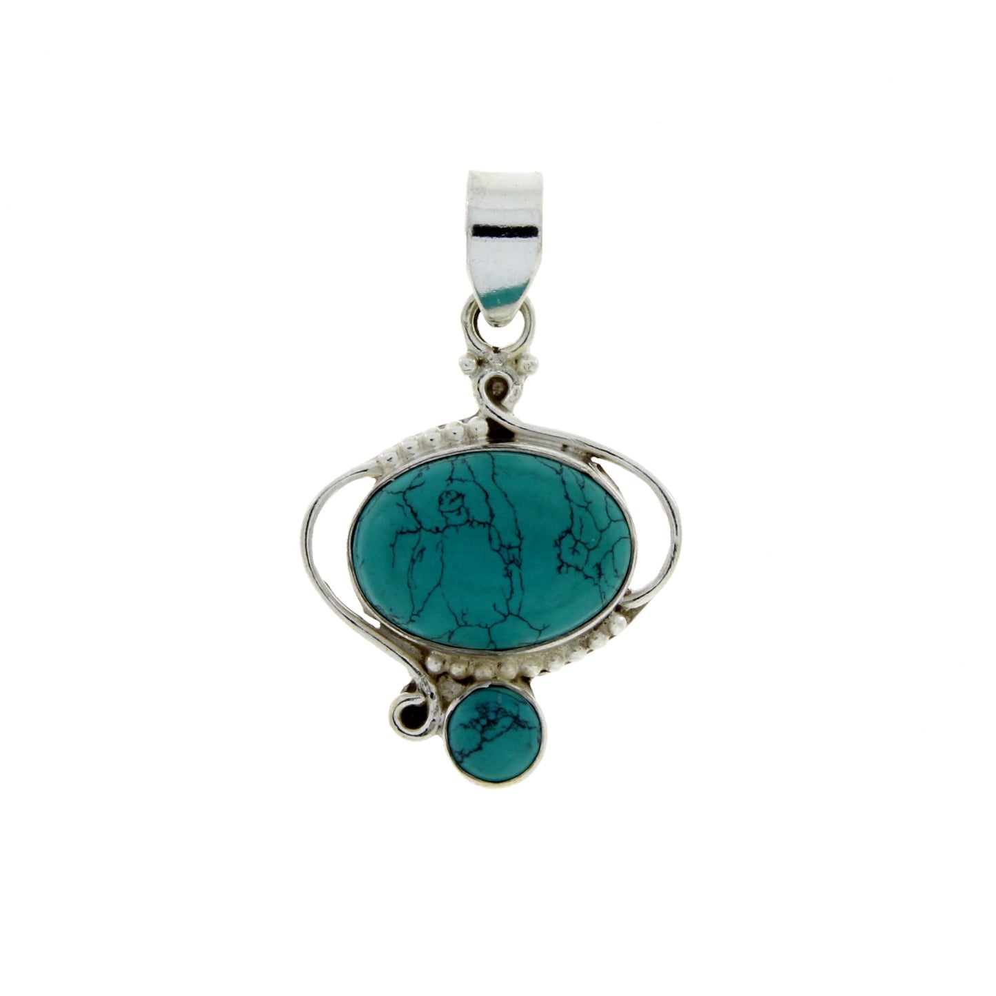 Elegante Colgante de Moda de Plata Esterlina
