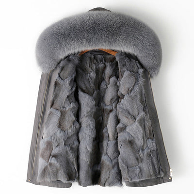 Premium Thickened Detachable Fur-Liner Coat