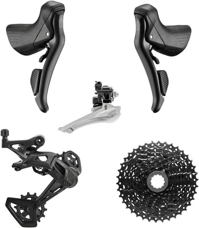 microSHIFT Sword BLK 2x9-Speed Groupset with Brake/Shifters