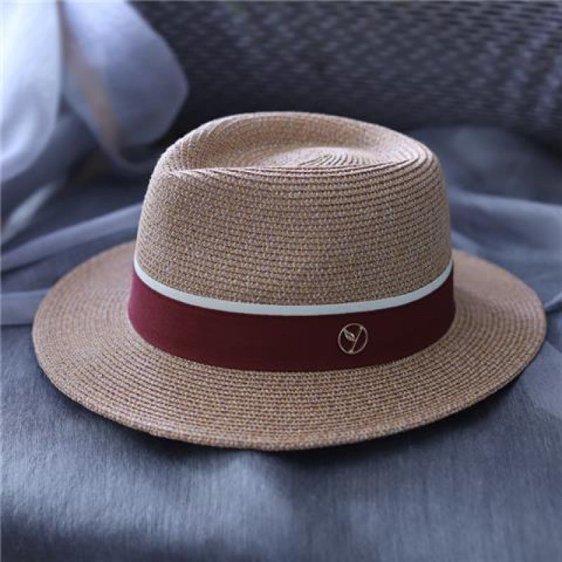 Chapeau de plage en paille anti-soleil premium pour hommes