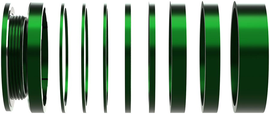 Kit de conversion à vitesse unique Wheels Manufacturing SOLO-HG - Vert