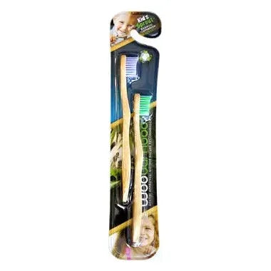 Cepillo de dientes para niños Woobamboo Super Soft Bamboo Sprout 2-Pack